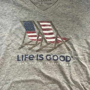Life is good - patriotic T-shirt